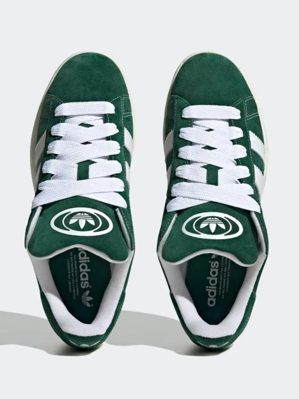 Adidas Originals Men's Green White Campus 00s Shoes Size 12 us H03472 - Picture 3 of 6